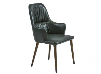 Chair with Armrests Modern Luxury Designer Armchair Upholstered Seat